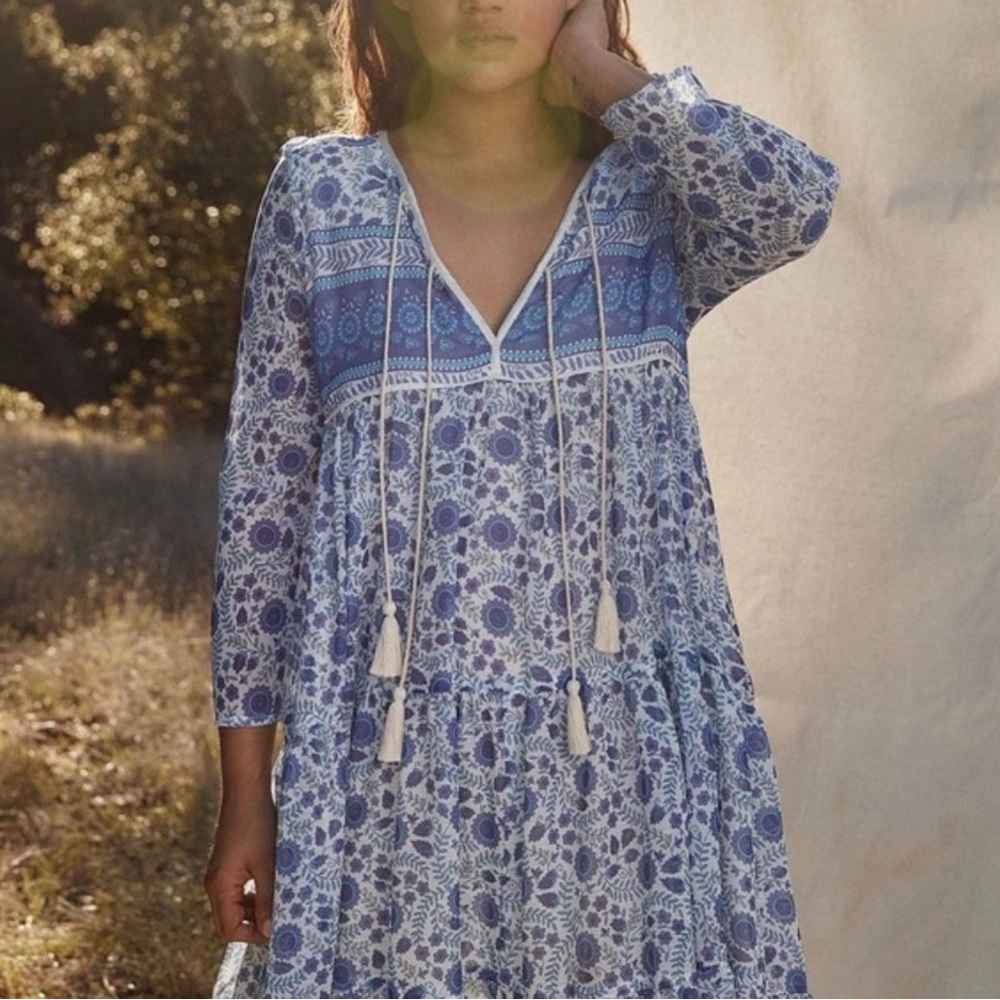 Christy Dawn The Paloma Dress in Periwinkle Suzani - Picture 8 of 11